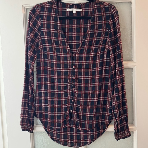 Veronica Beard Peggy Wool Blend Blouse - Size 4 - Picture 5 of 6